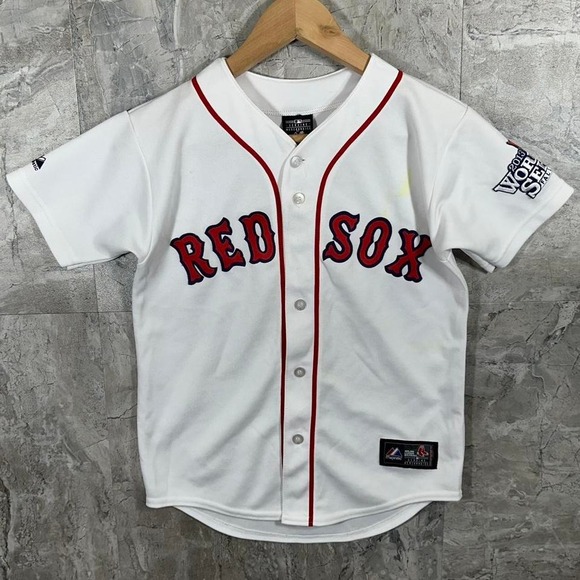 MLB Other - Boston Red Sox 2013 World Series Fall Classic white baseball jersey Men's Size M